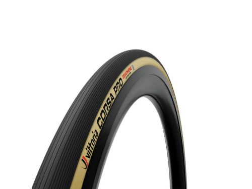 VITTORIA Gumiabroncs Corsa Pro 28 | 700 x 28C Graphene 2.0 TL Ready fekete / bézs